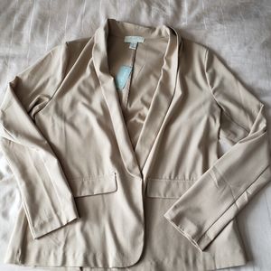Forever 21-Cream open front blazer